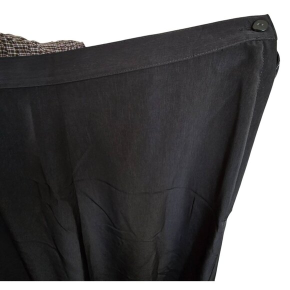 Maggie Barnes Black Maxi Skirt 3X 26/28 Elastic Waist 100% Polyester JJ4082 - Picture 3 of 5